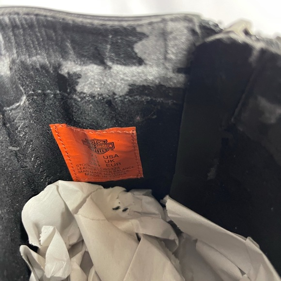 Harley-Davidson Women's Riding Boots D85323 Studs Strap Black Size 7.5 M - Picture 7 of 9